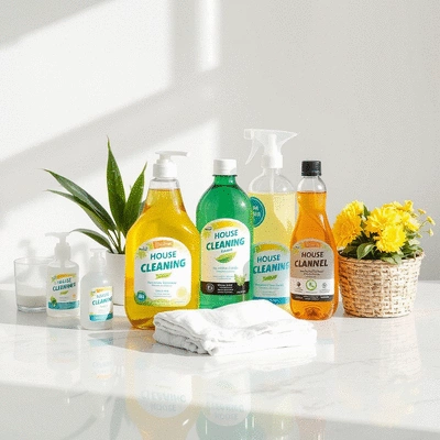 Eco-friendly cleaning products used in house washing