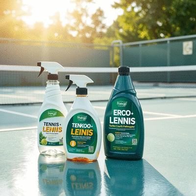 Eco-friendly cleaning products for tennis court maintenance